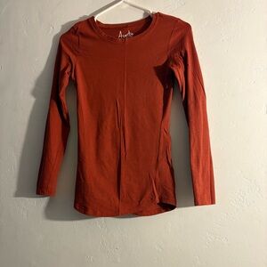 Veto Women's Burnt Orange Long Sleeve Top size Medium